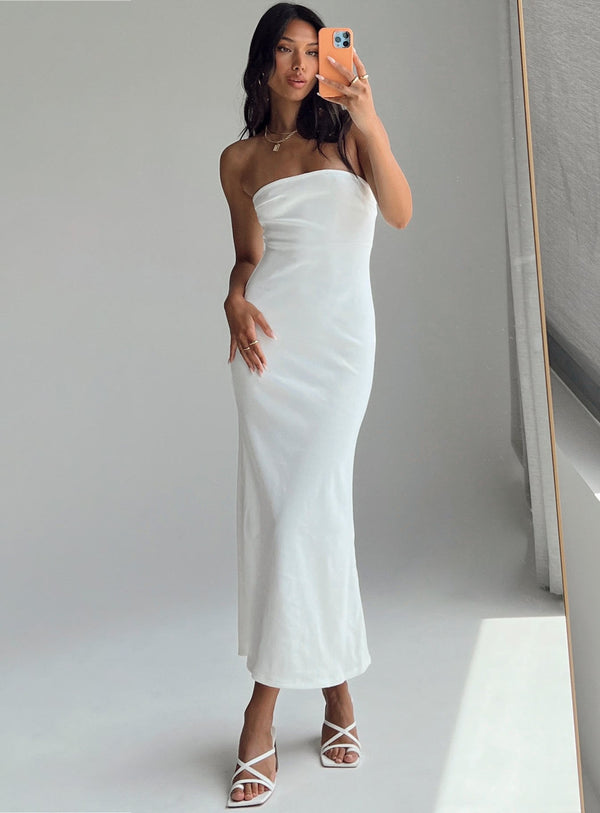 Carter Maxi Dress White