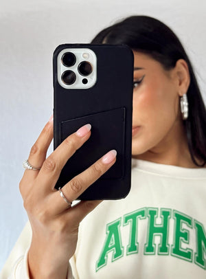 Carvey Nylon iPhone Case Black