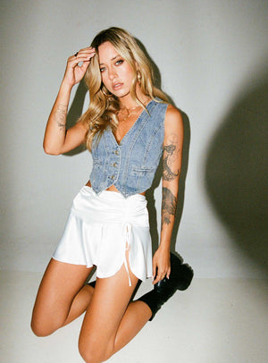 Gibbs Mini Skirt White