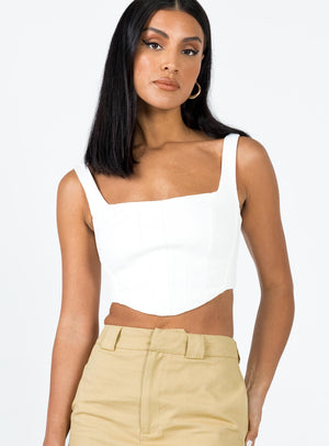 Carinna Top White