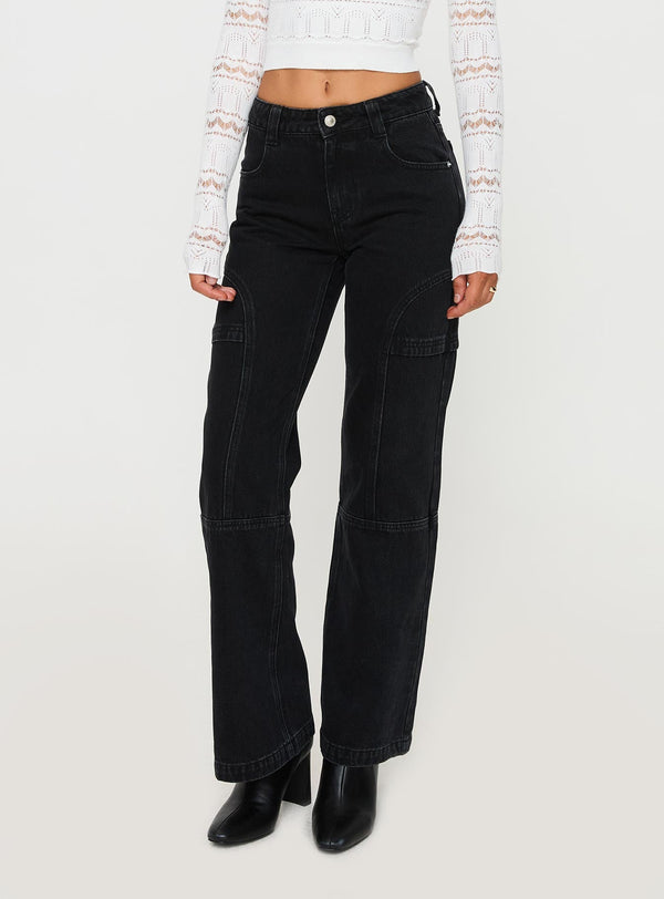 Adims Jeans Washed Black