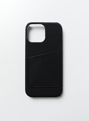 Carvey Nylon iPhone Case Black