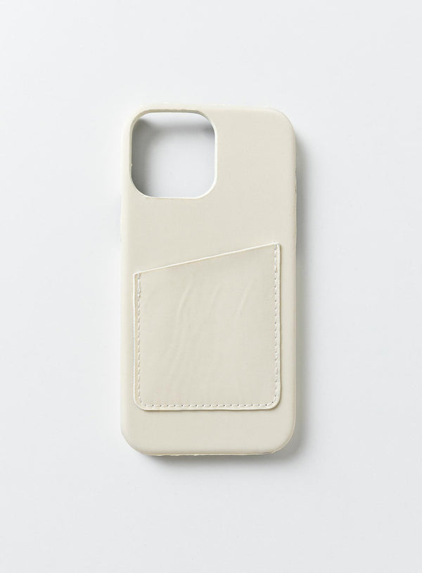 Carvey Nylon iPhone Case Cream