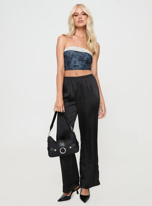 Graysona Strapless Top Navy