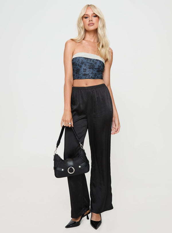 Graysona Strapless Top Navy