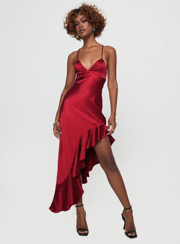 Casen Maxi Dress Red