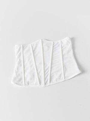 Aimee Corset White