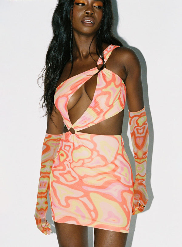 Greater Power Mini Dress Multi