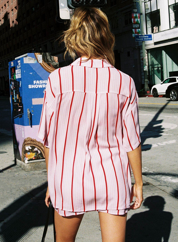 Caraliia Shirt Pink Stripe