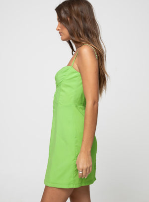 Alano Mini Dress Green