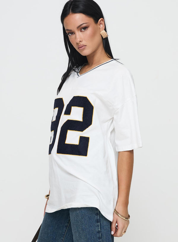 92 Charm Top White