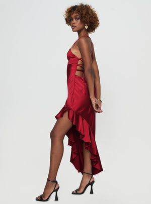 Casen Maxi Dress Red