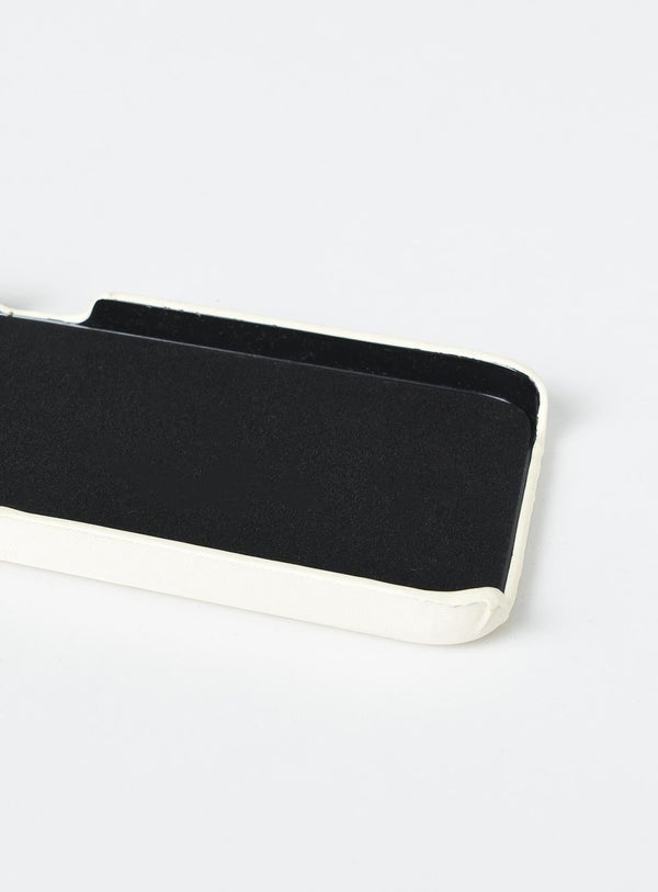 Carvey Nylon iPhone Case Cream