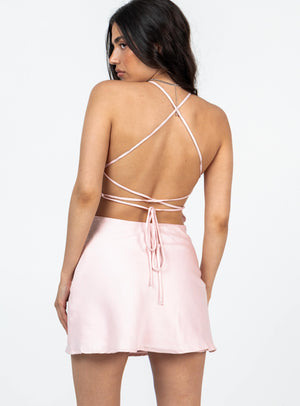 Celena Mini Dress Pink Petite