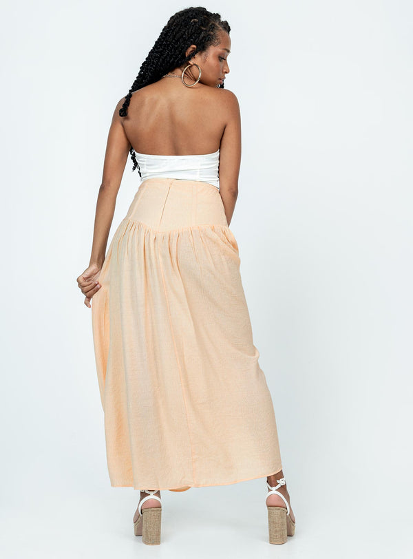 Adelaide Maxi Skirt Beige