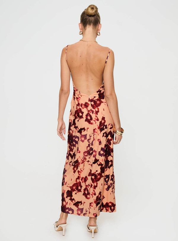 Gracele Maxi Dress Pink Floral