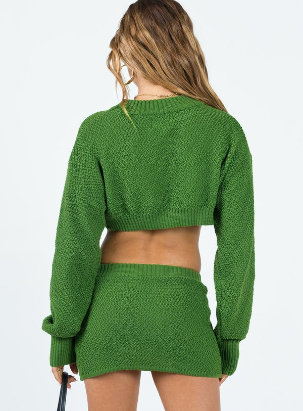 Akalia Knit Set Khaki