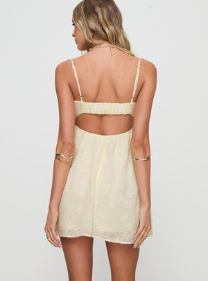 Granno Mini Dress Lemon