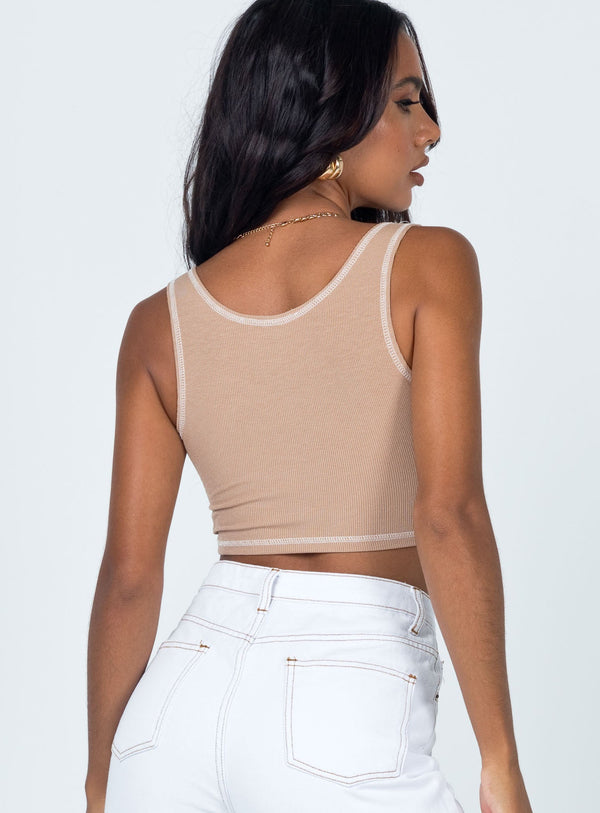 Carl Top Beige