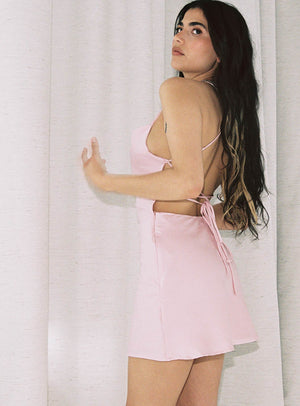 Celena Mini Dress Pink Petite