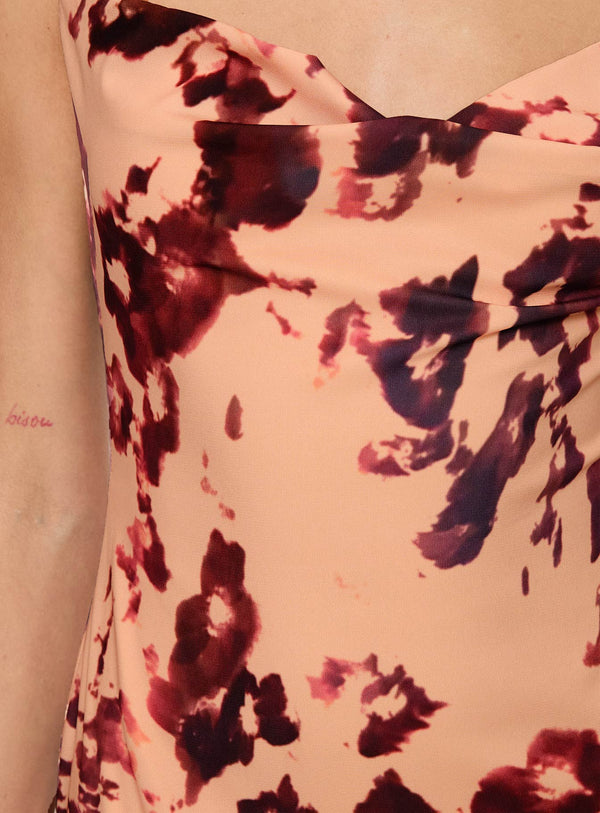 Gracele Maxi Dress Pink Floral