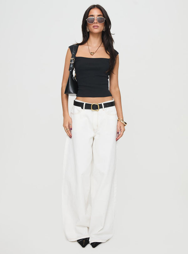 Caspian Top Black
