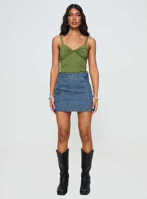 Greyer Top Green