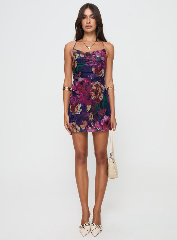 Celena Mini Dress Multi Floral