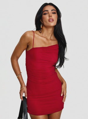 Giorgos Mini Dress Red