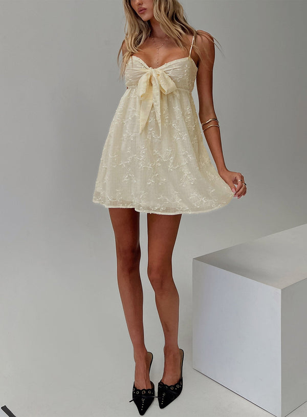 Granno Mini Dress Lemon