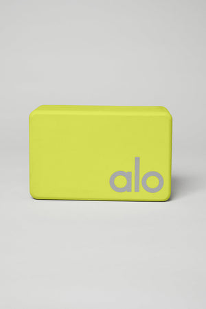 Uplifting Yoga Block - Highlighter/Silver