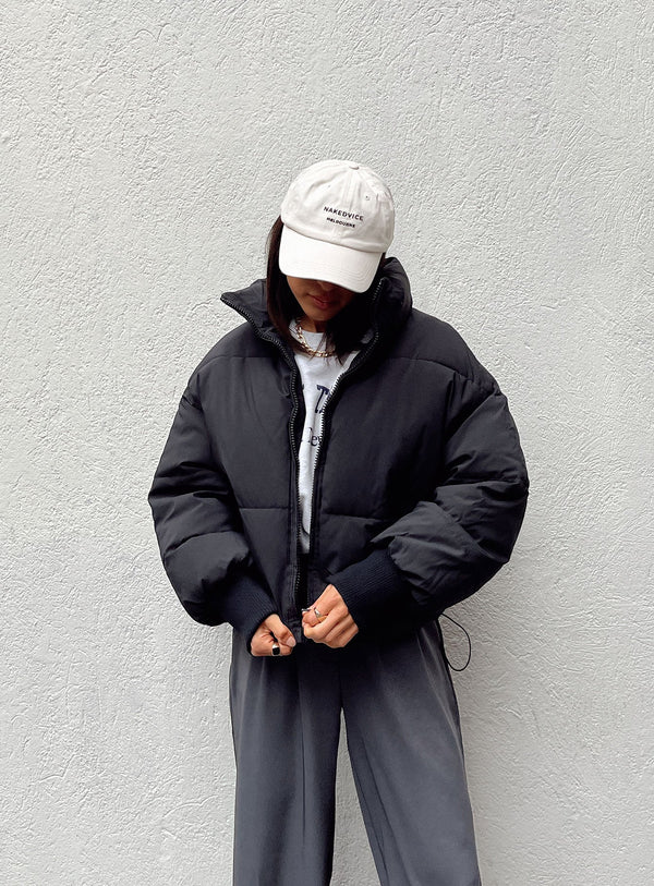 Abe Puffer Jacket Black