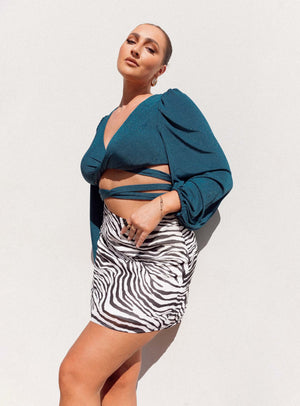 Adi Long Sleeve Top Blue