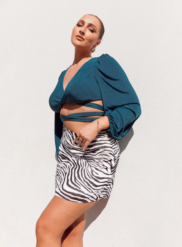 Adi Long Sleeve Top Blue