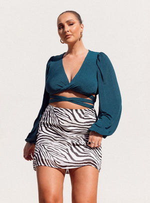 Adi Long Sleeve Top Blue
