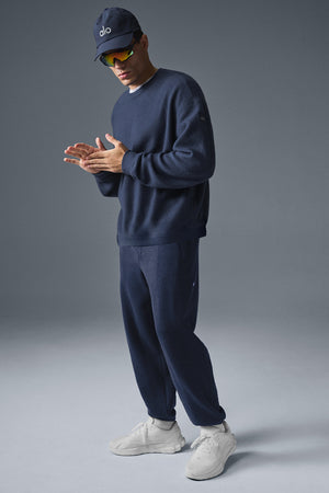 Triumph Restore Crew Neck Sweatshirt - Navy