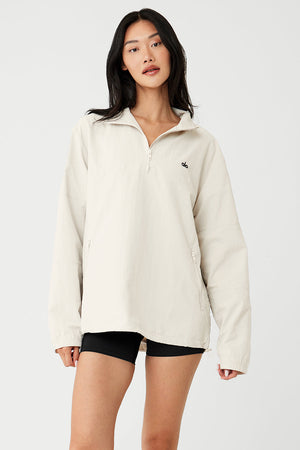 Takeaway Track Pullover - Bone