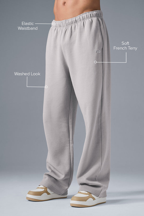 Washed Accolade Straight Leg Sweatpant - Grey Sky Wash
