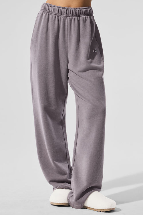 Washed Accolade Straight Leg Sweatpant - Cool Grey Wash