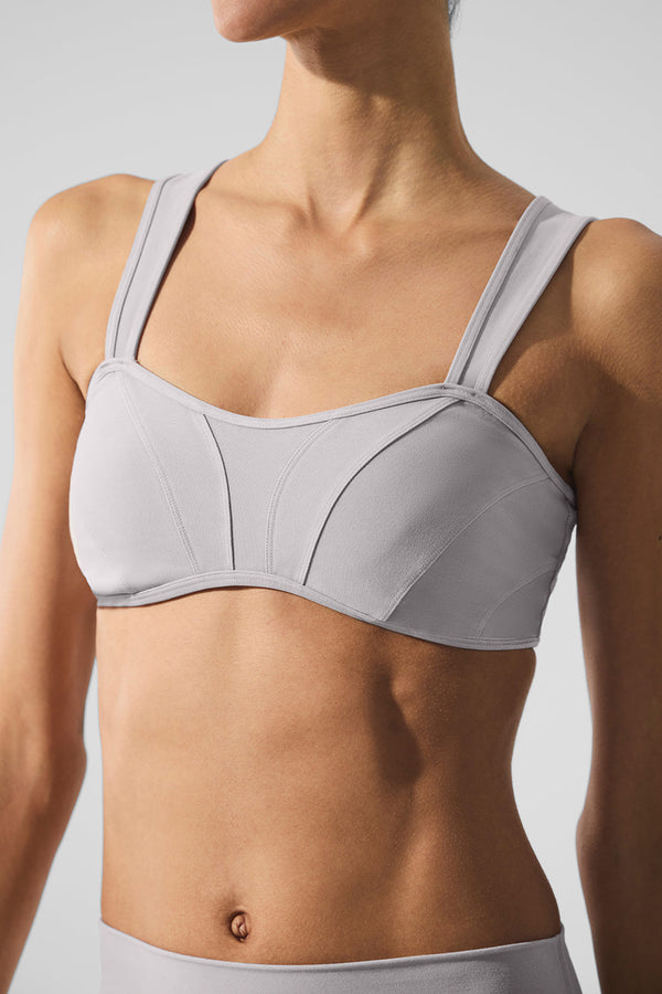 Washed Alosoft Sunray Bra - Grey Sky Wash